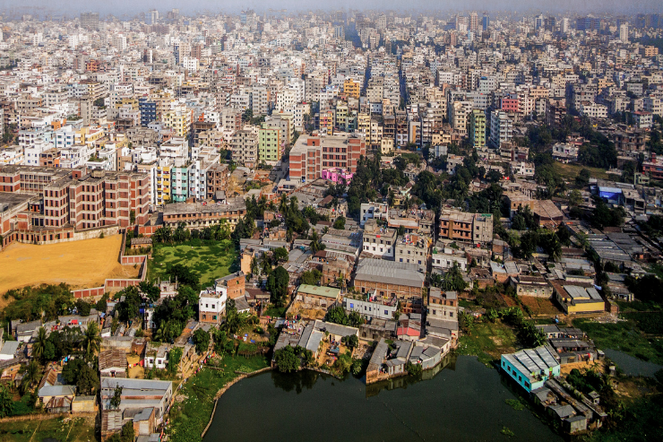 Dhaka, the capital of Bangladesh