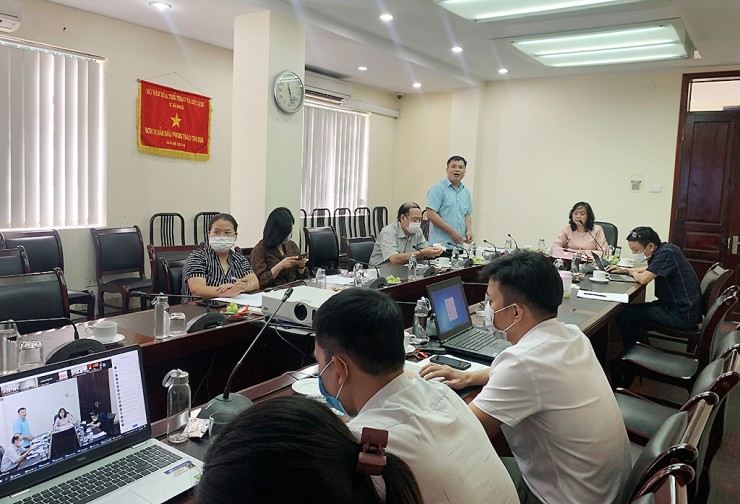 The online workshop on wellness tourism in Vietnam. Photo: TITC