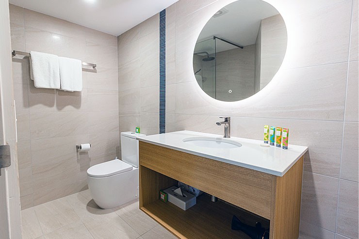 Fitzroy Island Resort, Bathroom remodel.