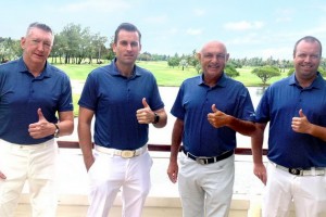 Boyd Barker, Chief Operating Officer, Golfasian, Mike Moir, Founder and Managing Director, FENIX XCell, Mark Siegel, Founder and Chairman, Golfasian and Chris Watson, Chief Commercial Officer, Golfasian — pictured here at Thai Country Club — will work in tandem to bolster Thailand's golf industry.