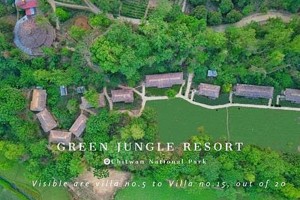 Aerial View of Green Jungle Resort