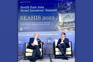 KP Ho, Founder and Executive Chairman at Banyan Tree chats with Hoftel’s Simon Allison at SEAHIS 2022.