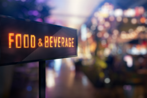Food and Beverage Sign