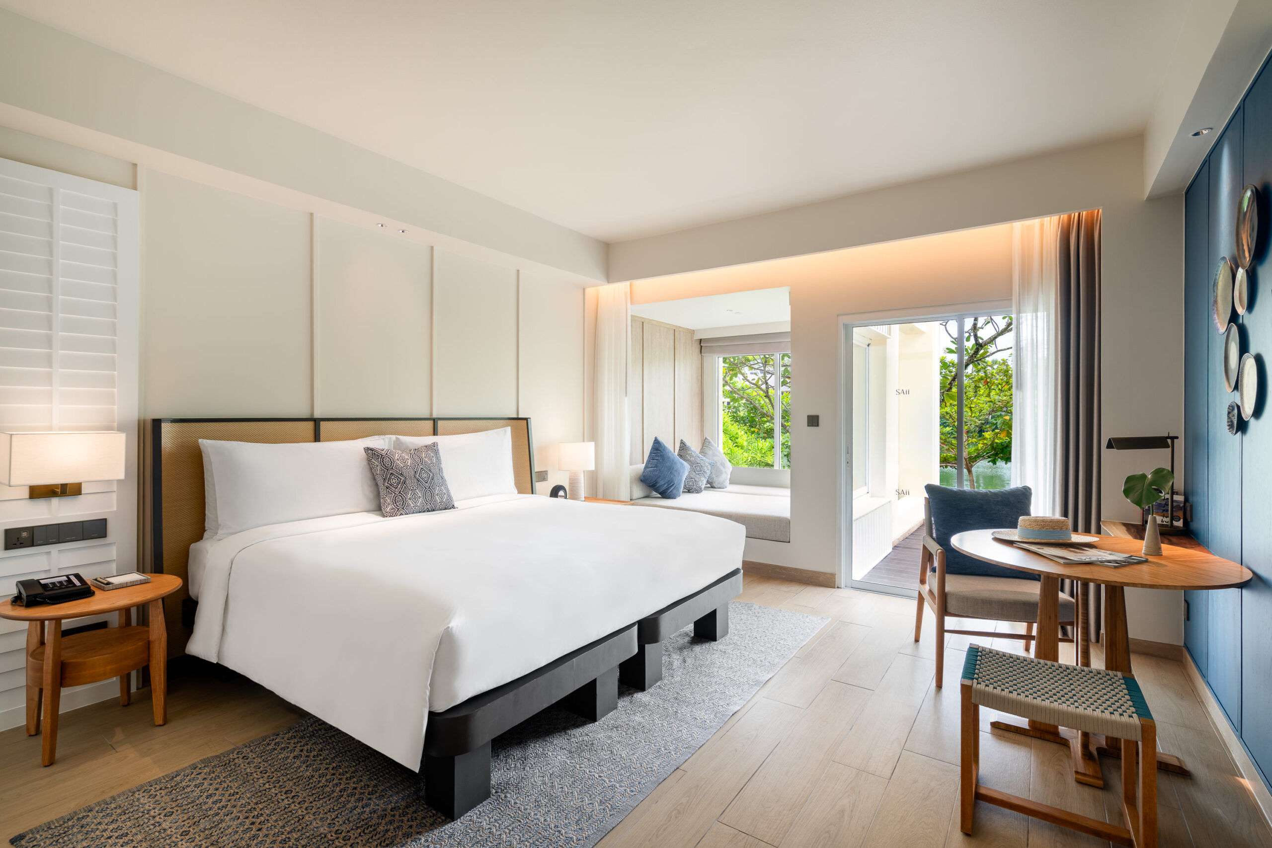 The new Premium Lagoon Rooms at SAii Laguna Phuket are designed in a contemporary style, with elements of Phuket’s heritage