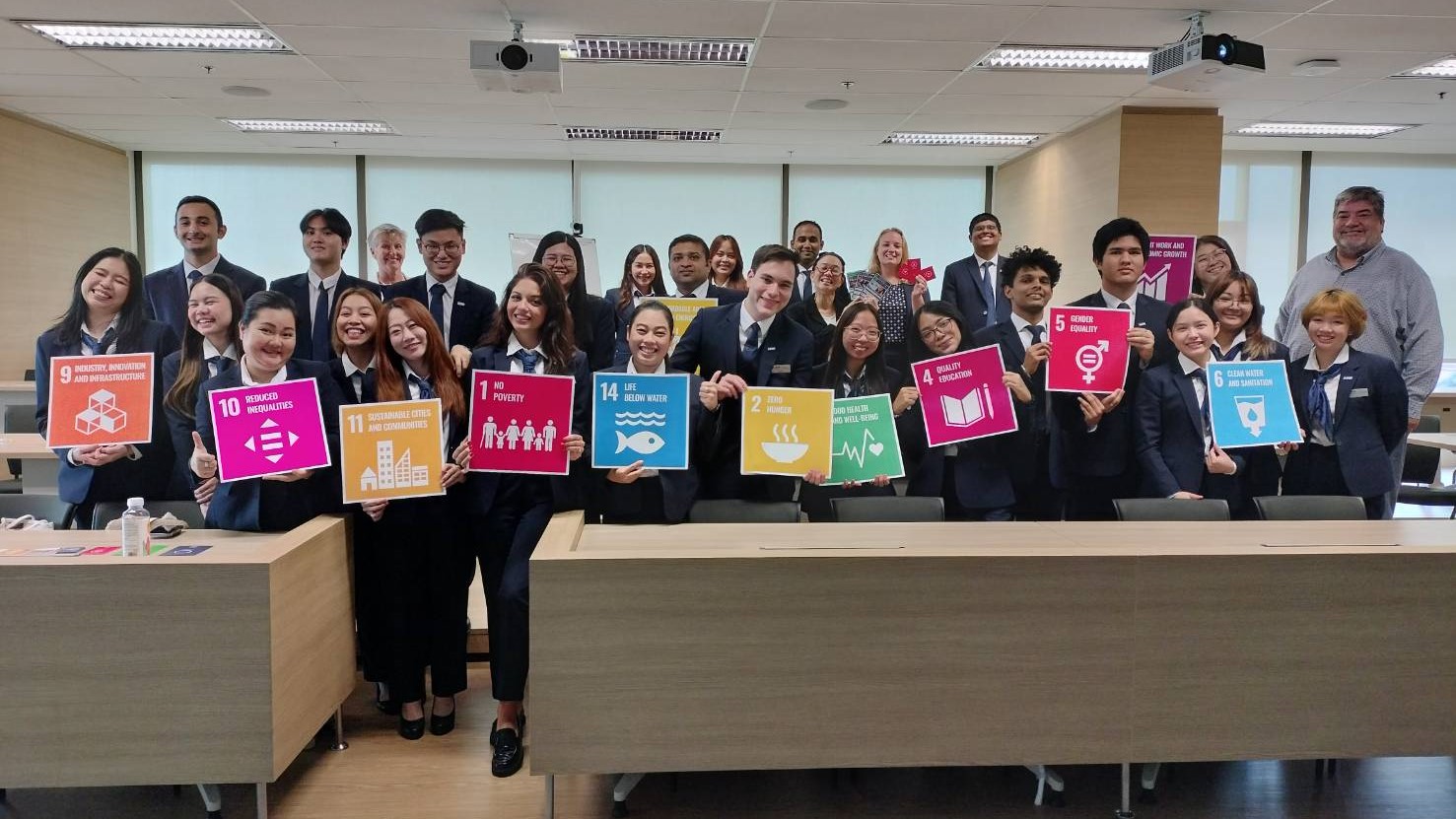 AIHM Students and The 2030 SDGs Game