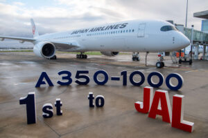 JAL's first A350-1000 Airbus