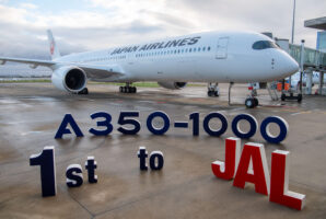 JAL's first A350-1000 Airbus