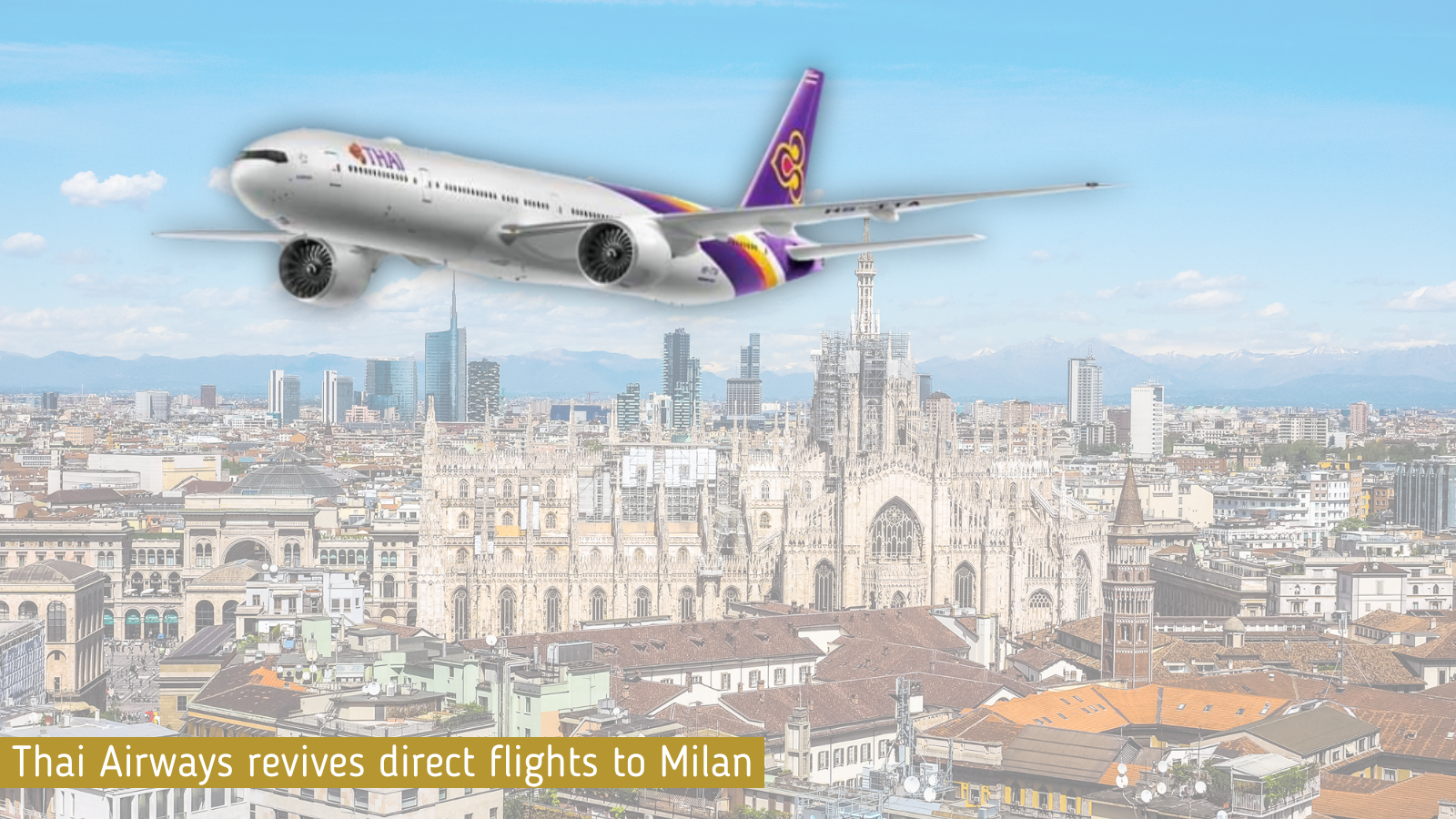 Thai Airways revives direct flights to Milan