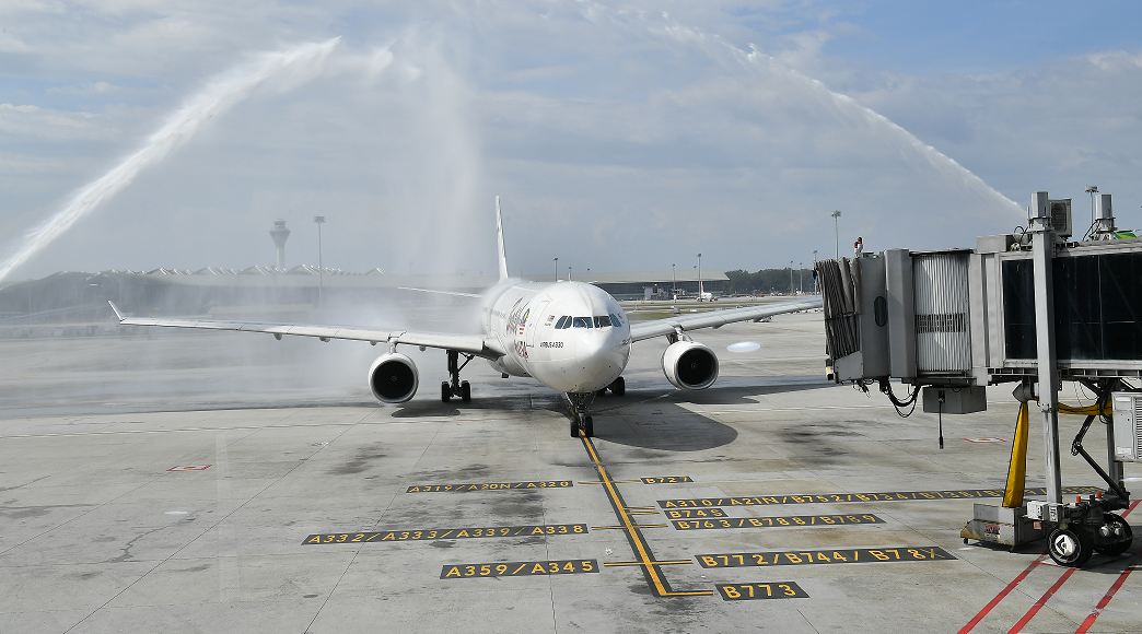 马来西亚迎接蜡染航空首趟从伊斯坦布尔飞往吉隆坡的航班