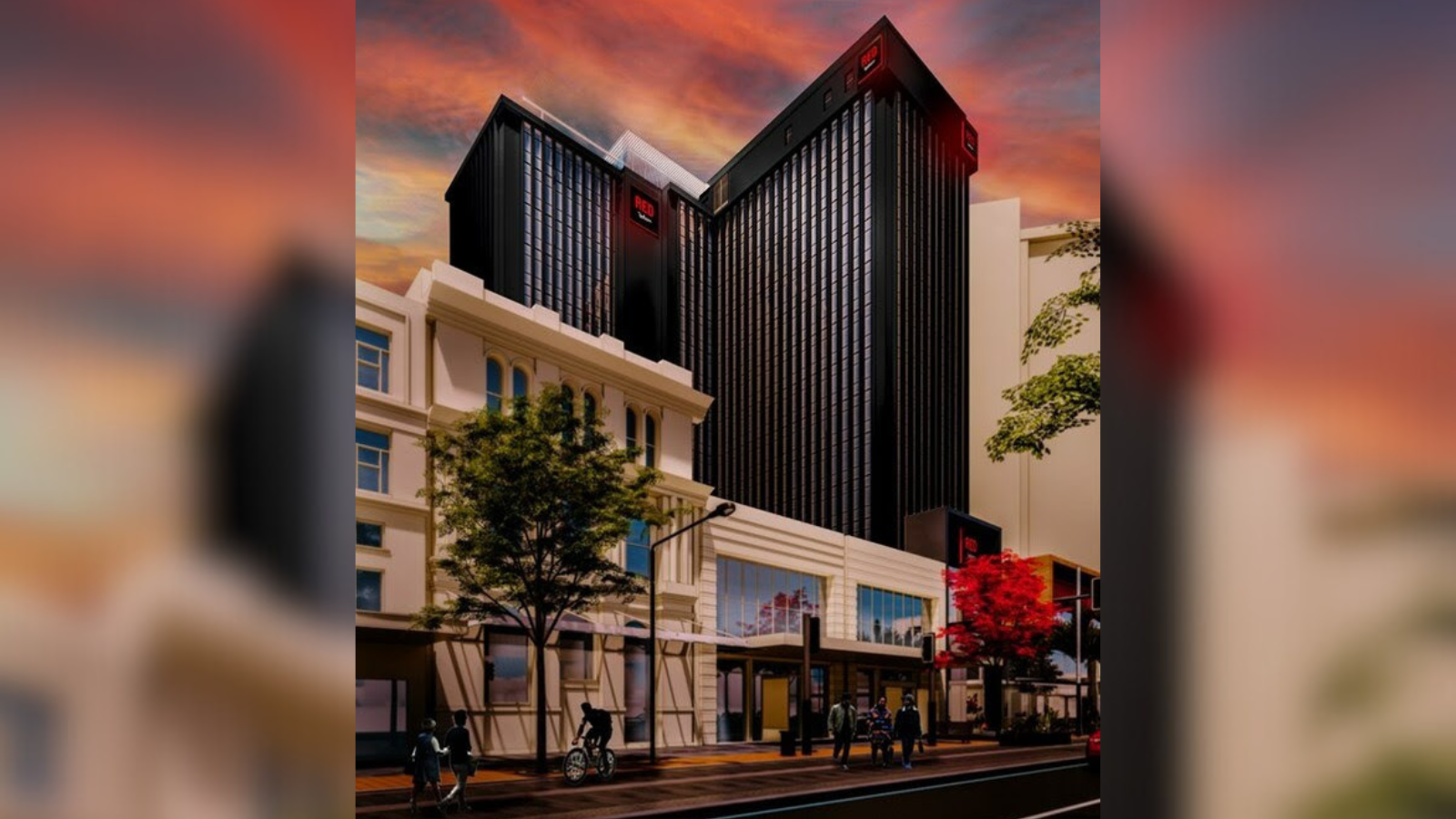 Artist Impression of Radisson RED Auckland in New Zealand