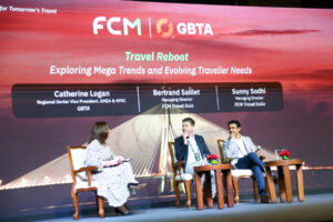 Bertrand Saillet and Sunny Sodhi Speaking at FCM Corporate Travel Summit