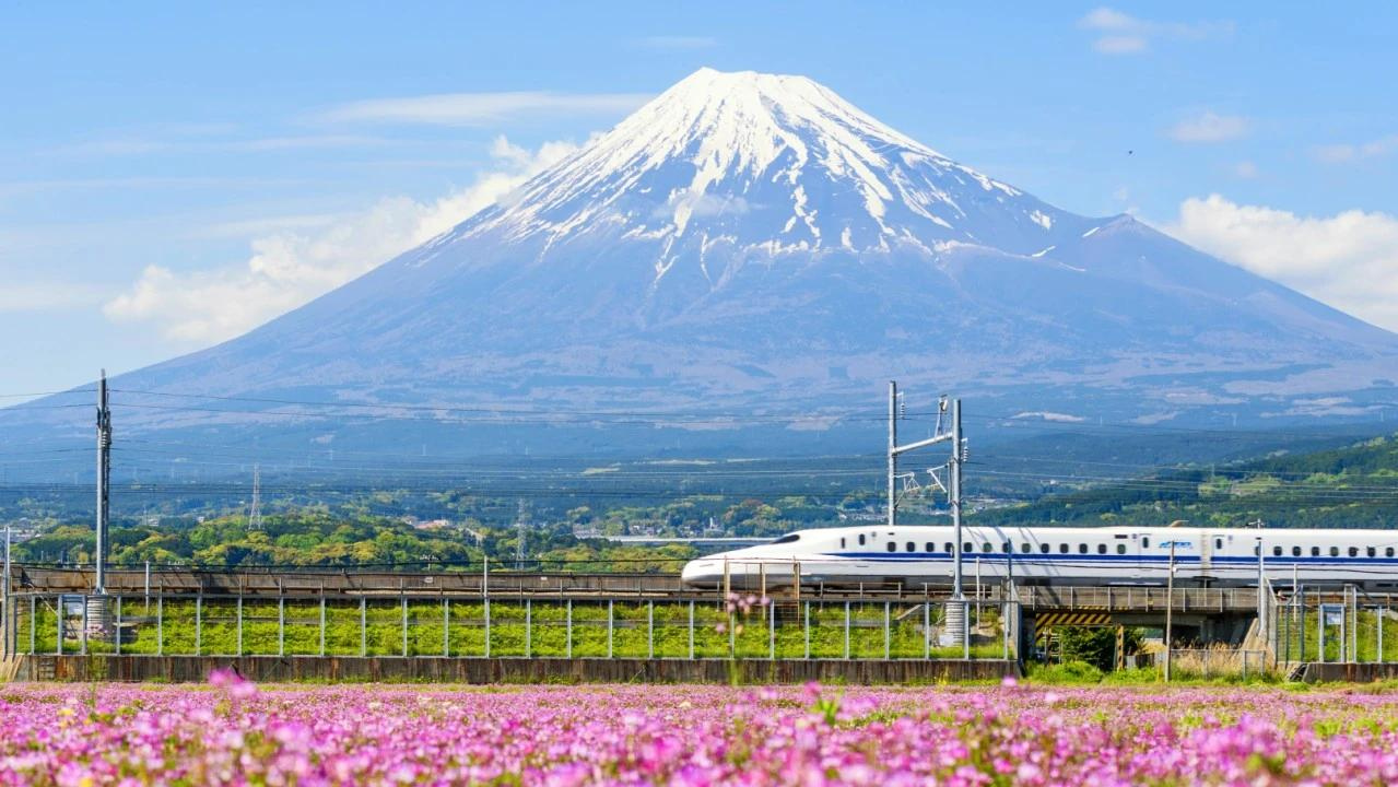 Train - Mount Fuji